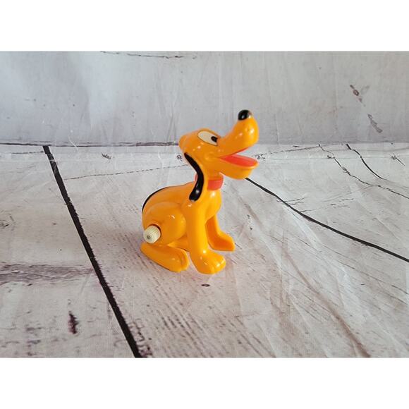 Tomy 1977 Disney Pluto the Dog Wind-Up Jumping Figure READ - Picture 1 of 6